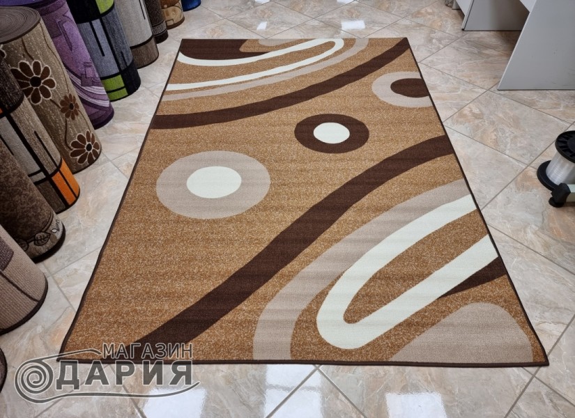 Мокетен килим ERIKA 8025 camel